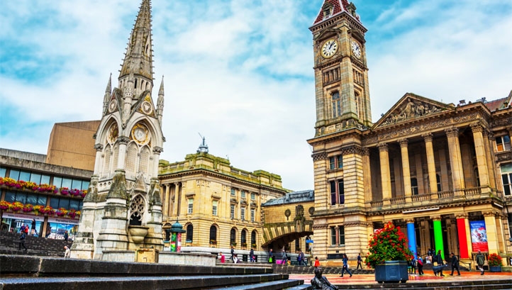 Pictured: Chamberlain Square in Birmingham. Mayor Andy Street is one of the communique's 32 signatories. 